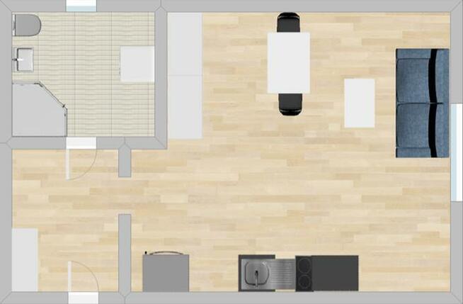 Jasne, funkcjonalne studio, Żeromskiego 3