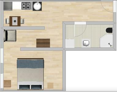 Krakowska 156A, Wilhelmina, funkcjonalna kawalerka