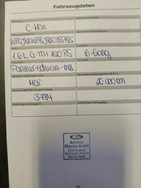 Ford C-Max 1.6 16vBenzyna*150km*