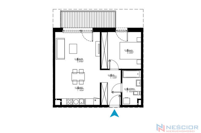 Apartamenty Piaskowa od 52 do 69 m2
