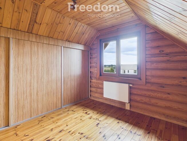 Dom z bali | ogród zimowy 47 m² | duża działka