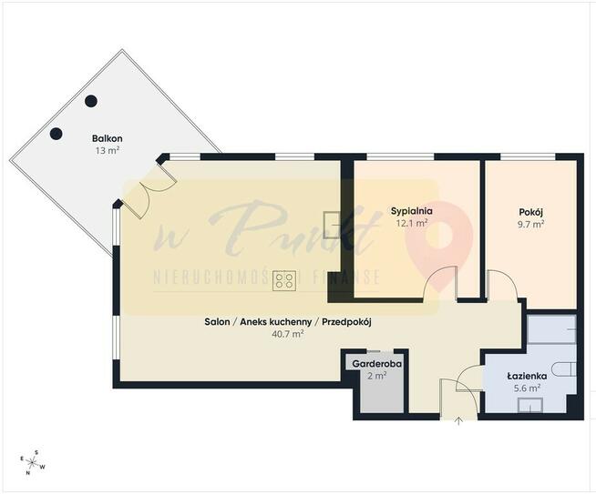 3 pokojowe mieszkanie z pięknym widokiem