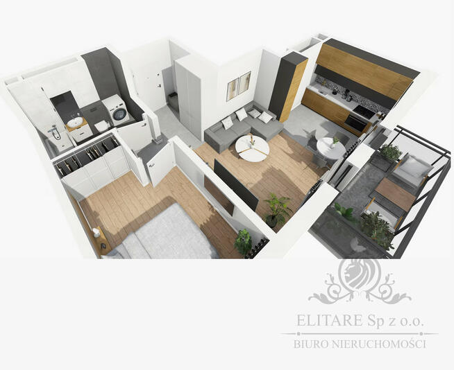 PROMOCJA/Mieszkanie 2pok. o pow 40,47m2 z balkonem/ Krzyki Wrocław