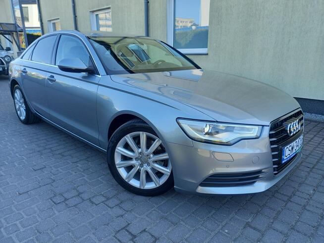 Audi A6 2.0Tdi 177KM Ledy Bi-Xenon Skóry Navi Kamera 2Kpl Kół Perfekcyjny Stan