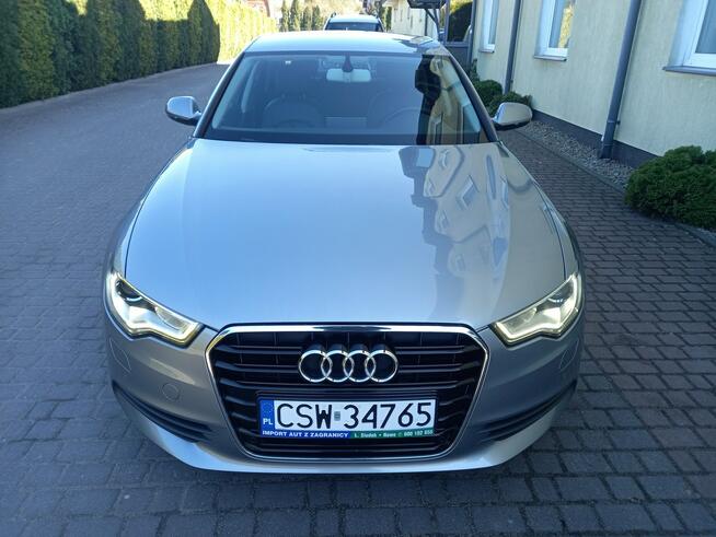 Audi A6 2.0Tdi 177KM Ledy Bi-Xenon Skóry Navi Kamera 2Kpl Kół Perfekcyjny Stan
