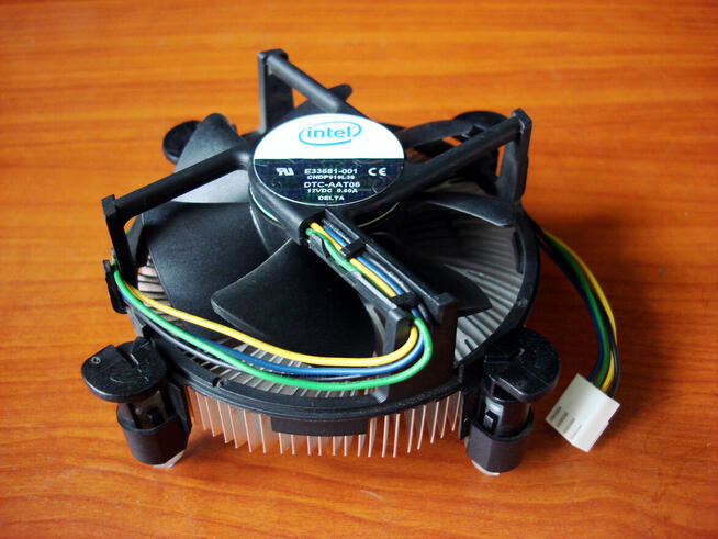 LGA 775, LGA775. Wentylator, radiator. 2 sztuki. Nie używane