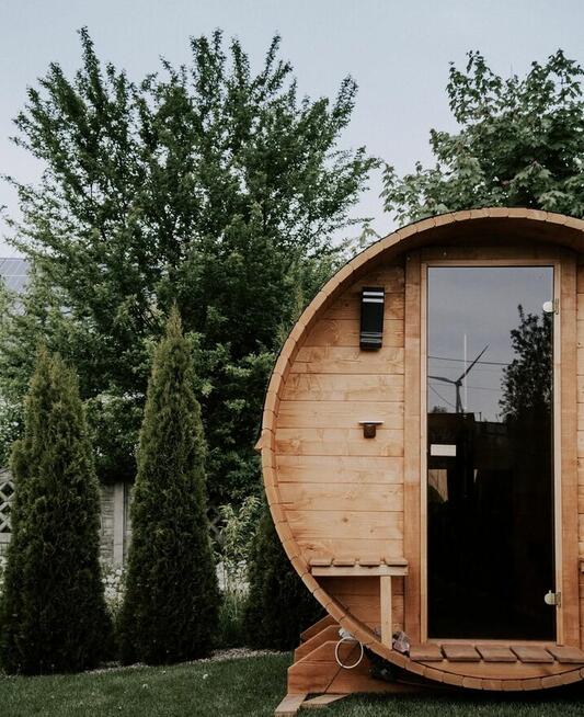 Sauny ogrodowe – beczka i kwadrat od 13900 zł RATY 0%