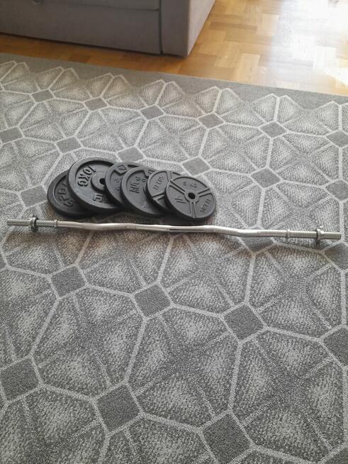 Sztanga z obciążeniem