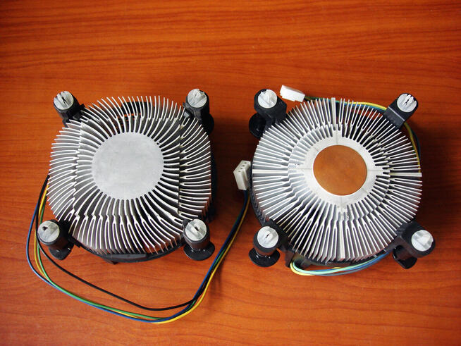LGA 775, LGA775. Wentylator, radiator. 2 sztuki. Nie używane