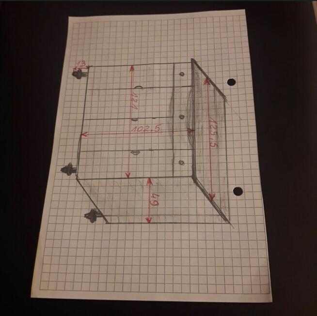 tylowy kredens / witryna drewniana vintage | antyk