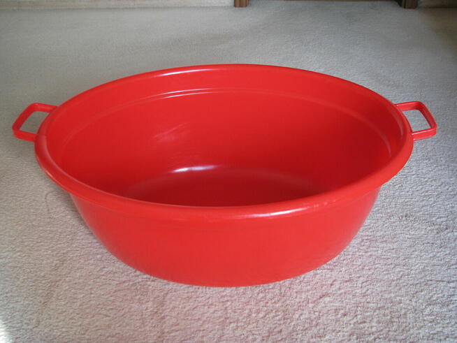 Duża miska wanienka owalna 74 cm 60 litrów na pranie miednic