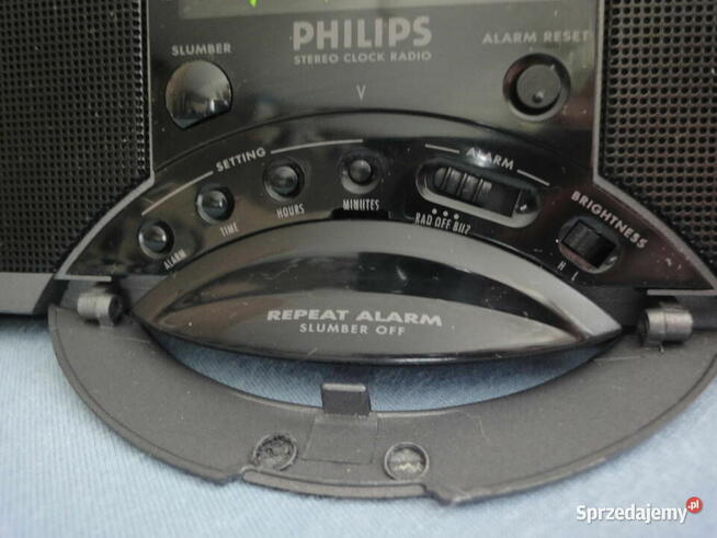 Radiobudzik stereo Philips-klasyk z lat 80-tych