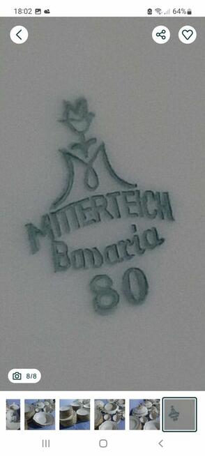 Porcelana francuska Limoges i niemiecka