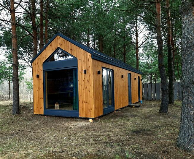 Domek letniskowy mobilny 35m2 z antresolą gotowy, całoroczny