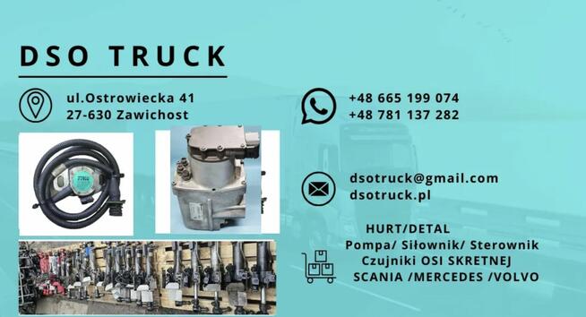 Silownik OSI SKRETNEJ SCANIA 2420898 2717017 3022856