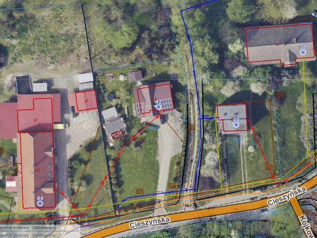 Działka leśna Puńców gm. Goleszów