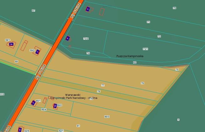 Działka rolna Kampinos,