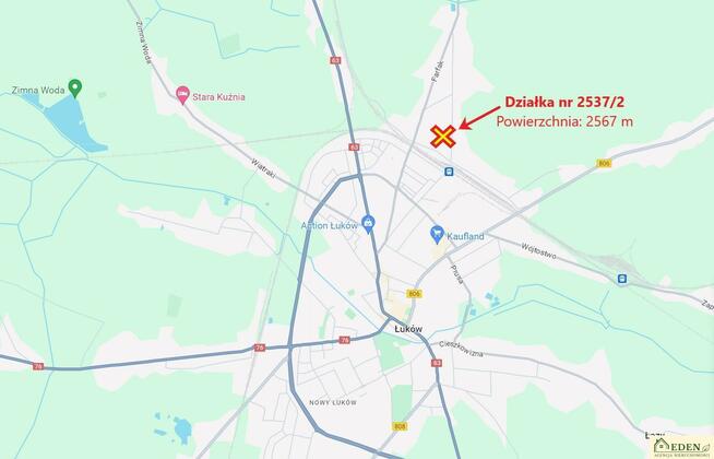 Działka budowlana Łuków