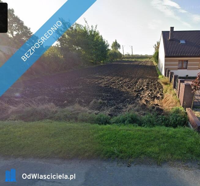 Słoneczna działka budowlana 1100 m² | Szeroki front 24m | PKP Skalmierz