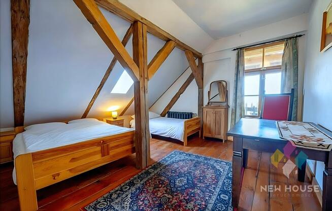 Zdory, dom z bala na działce 6471 m2, basen, sauna