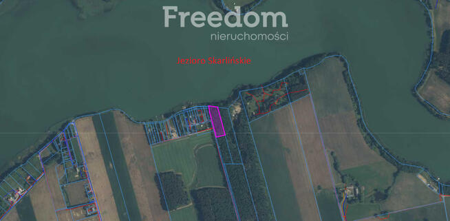 Działka nad Jeziorem Skarlińskim Warmia Mazury