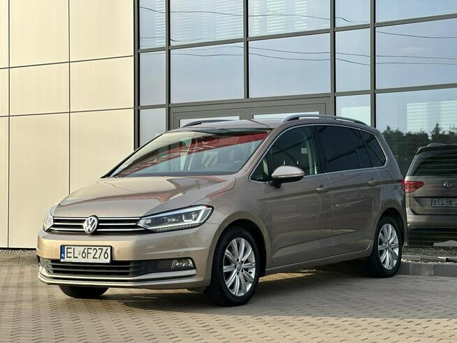 Volkswagen Touran 7osób 2kpl.opon SalonPL 1-Rej:2018 Łopatki Masaż Climatronic GWARANCJA