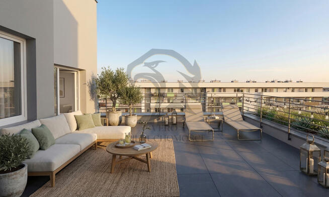 Życie na szczycie. Design, luksus i taras 47 m²