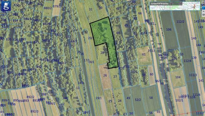 Działka rolna Warzyce gm. Jasło