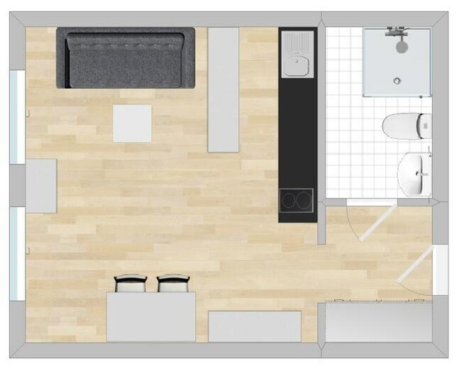 Kawalerka w centrum Wrzeszcza - Waryńskiego 45a