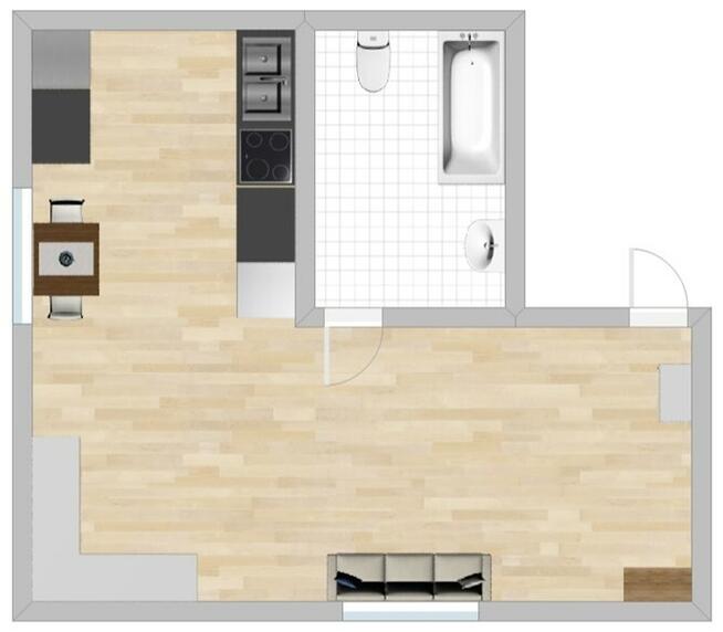 Morska 118A, piękna kawalerka na Grabówku