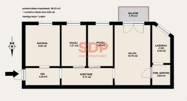 Mieszkanie Pabianice, Majdany