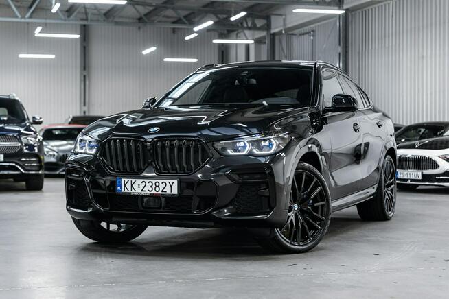 BMW X6 40d. All Black. Gwarancja 05.2027. Nowe opony. Po serwisie ASO.