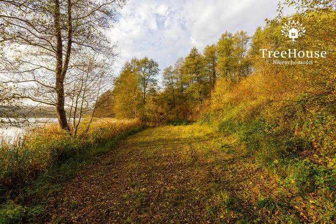 Przepiękna działka siedliskowa z linią brzegową