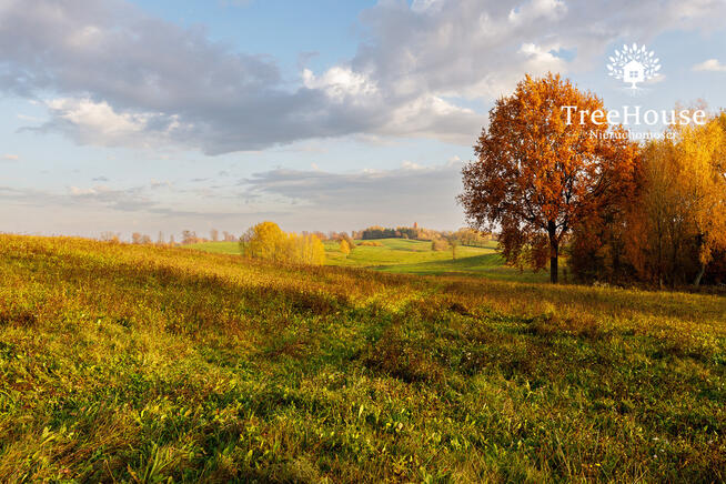 Przepiękna działka siedliskowa z linią brzegową