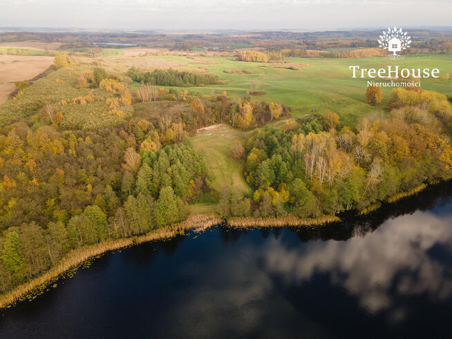 Przepiękna działka siedliskowa z linią brzegową