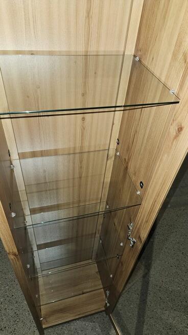 Sprzedam witryna regał szkło ikea grevback dąb niepoobijana