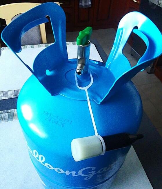 Butla po gazie Hel poj. 7l. (0,21m3) 45 bar BalloonGaz blue