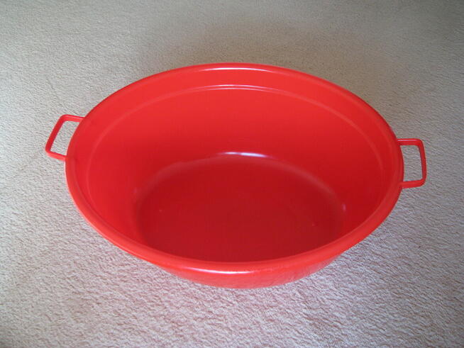 Duża miska wanienka owalna 74 cm 60 litrów na pranie miednic