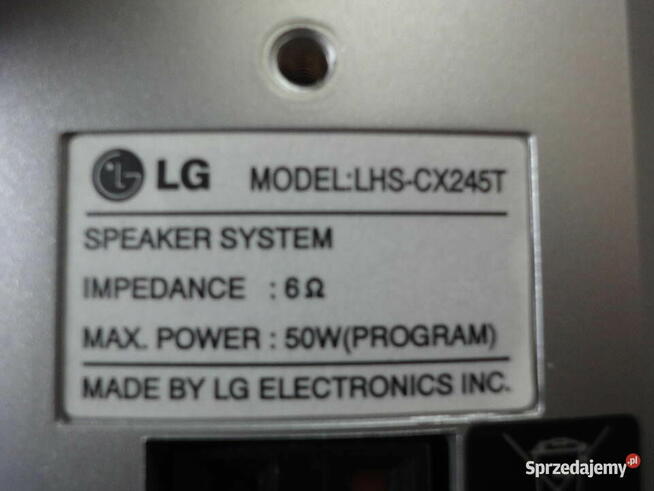 Głośniki do kina domowego LG