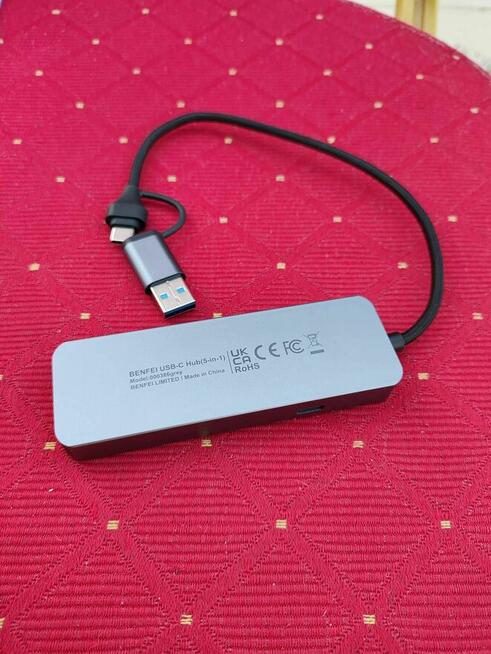 Hub Adapter Stacja dokująca USB-C USB3.0 Ethernet RJ45 BENFEI