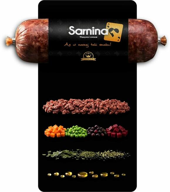 BARF dla psa Mrożony barf z mięsa sarny monobiałkowa karma 5