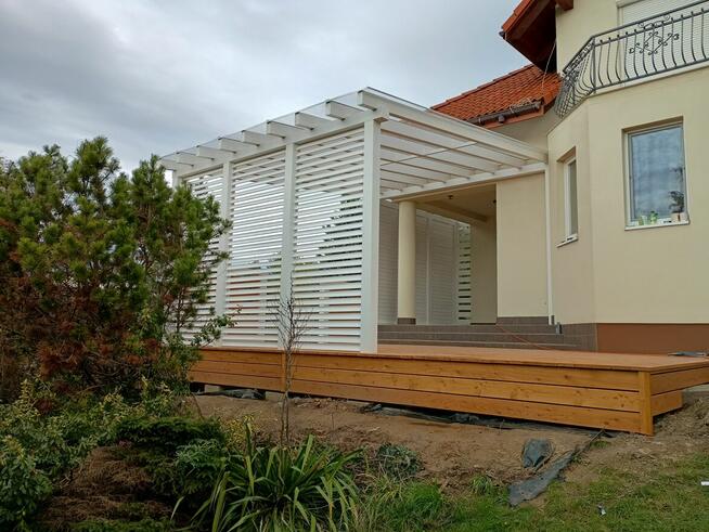 Taras drewniany, zadaszenie tarasu, altana, pergola Rzeszów