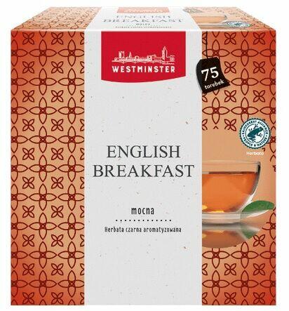 Herbata Westminster 75 torebek czarna i english breakfast