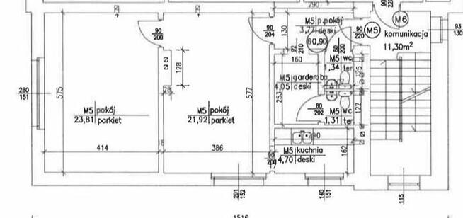 63,73 m2 | do remontu | miejsce postojowe