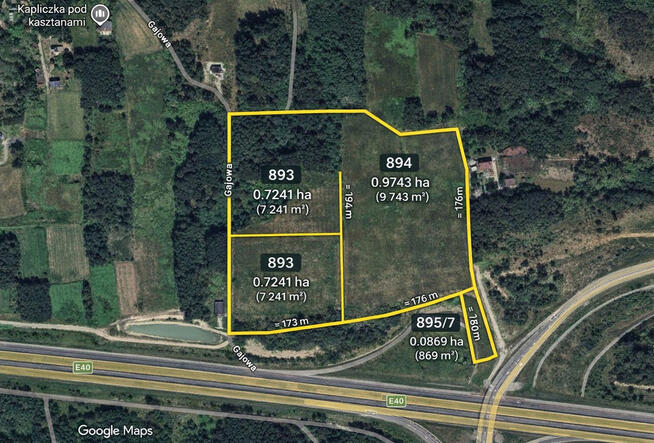 Działka inwestycyjna przy A4, Sędziszów Małopolski