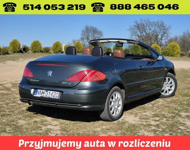 Peugeot 307 CC • benzyna • KABRIOLET • KAMERA COFANIA • ALU • KLIMA