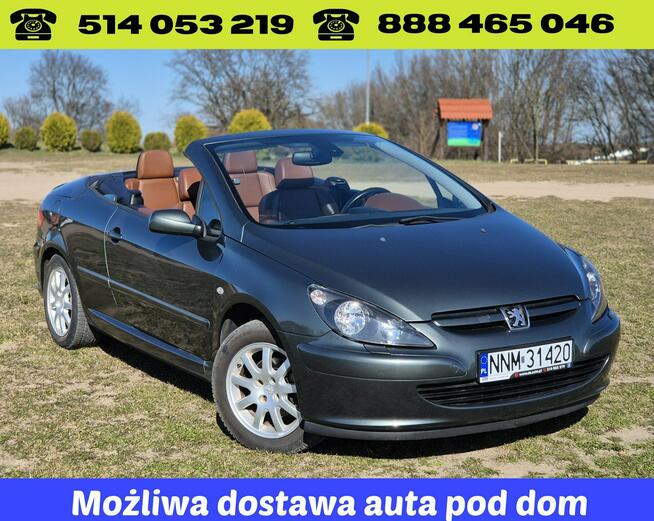 Peugeot 307 CC • benzyna • KABRIOLET • KAMERA COFANIA • ALU • KLIMA