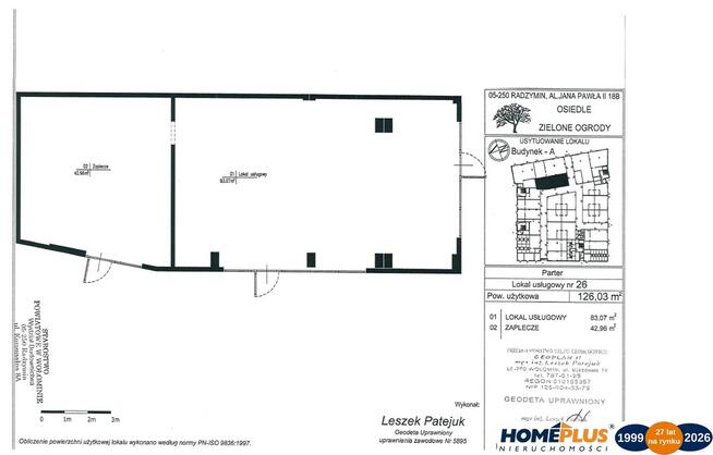 Lokal w galerii handlowej w centrum Radzymina