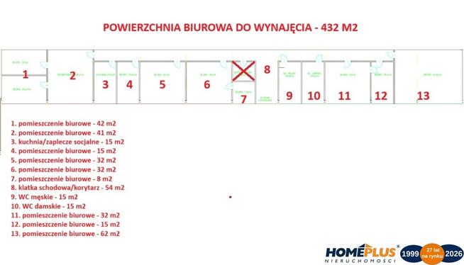 0%, Duże biuro 432 m2 w Radzyminie do wynajęcia