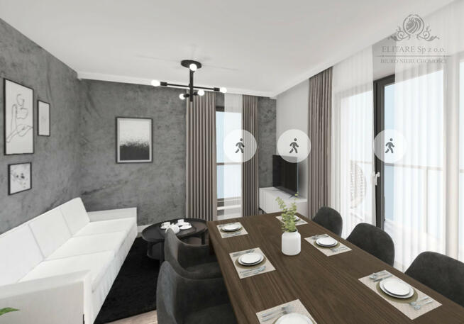 Mieszkanie pow. 76,88m2, 4pok,3łazienki,balkon 12,12m2 /widok na rzekę